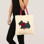 Sac cabas cadeau Terrier Écossais (Devant (produit))