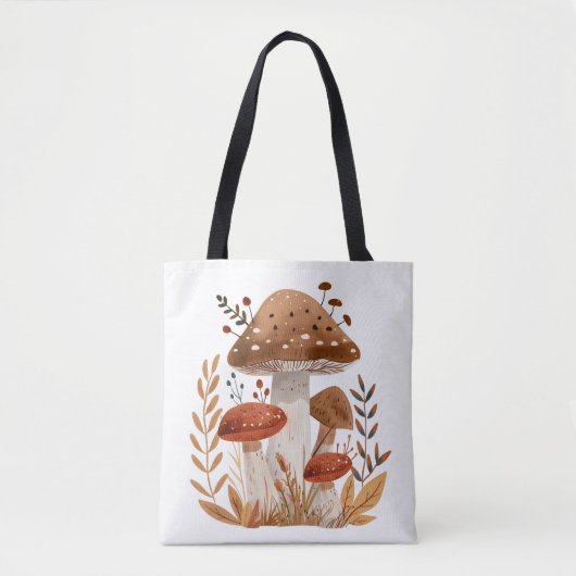 Sac cabas Champignons Nordiques (Devant)