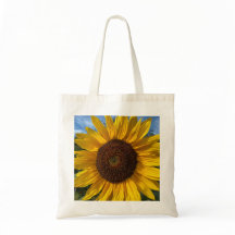 Sac cabas classique tournesol pour les courses