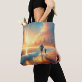 Sac cabas côtier - Sac de plage de luxe (De près)