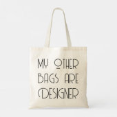 Sac cabas de designer pour courses amusant (Dos)