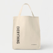 Sac cabas de marché personnalisé design chic simpl (Devant)