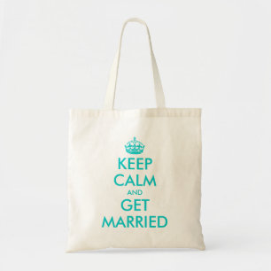 Sac cabas de mariage drôle Keep Calm pour demoisel