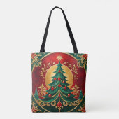 Sac cabas de Noël arbre de Noël (Dos)