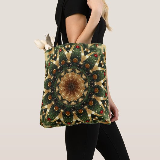 Sac cabas de Noël décoratif pour les Fêtes (De près)