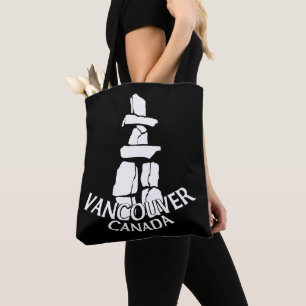 Sac cabas de souvenir de Vancouver Landmark Art Ba