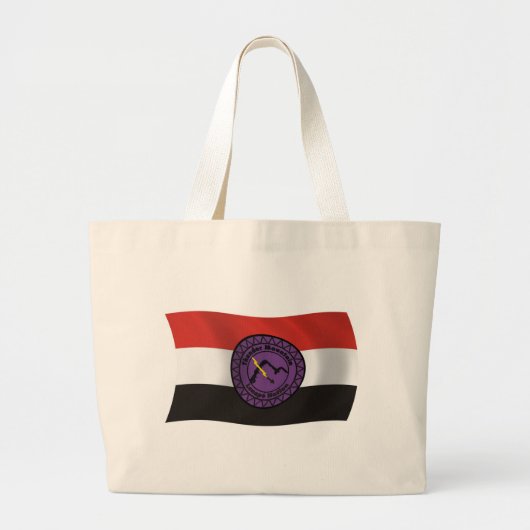 Sac cabas du drapeau de la nation Lenape de Thunde (Devant)
