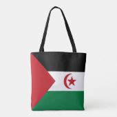 Sac cabas du drapeau de la République arabe sahrao (Dos)