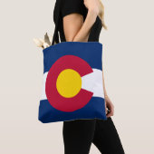 Sac cabas du drapeau de l'État du Colorado (De près)
