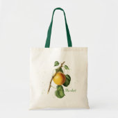 Sac cabas du marché aux fruits botaniques (Devant)