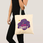 Sac cabas élégant Bold Sans Serif | faisons la fêt (Devant (produit))