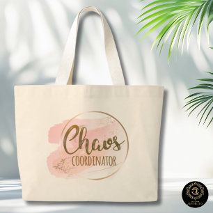 Sac cabas en coton coordonnateur de chaos moderne 