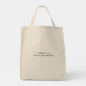 Sac cabas épicerie Aliconia Publishing (Dos)