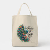 Sac cabas épicerie Paix soit encore (Dos)