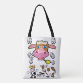 sac cabas ferme de vaches (Dos)