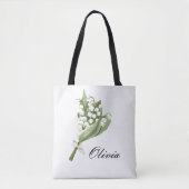 SAC CABAS FLEUR BLANC (Devant)