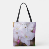 Sac cabas Fleur de cerisier blanc (Dos)