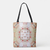 Sac cabas Fleurs de vacances modernes (Dos)