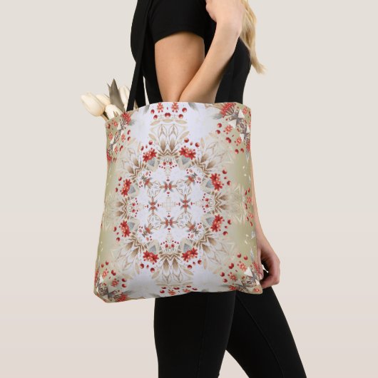 Sac cabas Fleurs de vacances modernes (De près)
