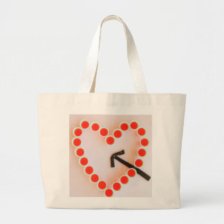sac cabas géant avec lunettes de cœur