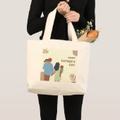 Sac cabas géant écologique – élégant et réutilisab (Devant (produit))
