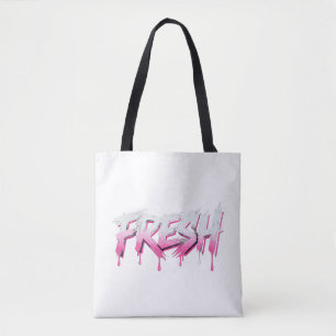 Sac Cabas Graffiti Peinture Rose qui Dégouline Fra