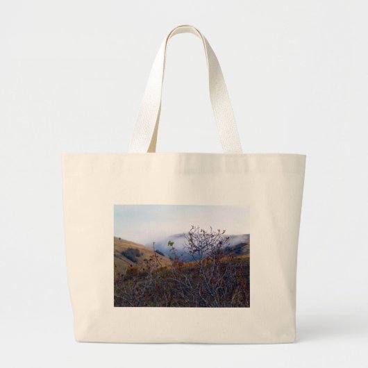 Sac cabas grand format pinceau et brouillard (Devant)