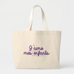 Sac cabas J'aime mes enfants