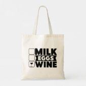 Sac cabas Lait, Œufs, Vin (Dos)