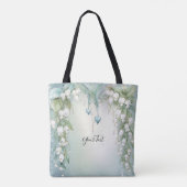 Sac cabas Lily of the Valley aquarelle (Dos)