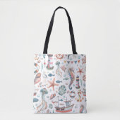 Sac cabas nautique vintage (Devant)