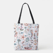 Sac cabas nautique vintage (Dos)