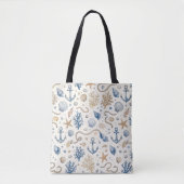 Sac cabas nautique vintage (Devant)