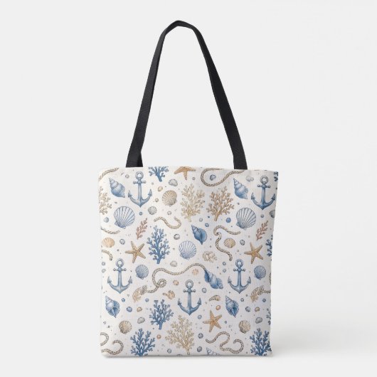 Sac cabas nautique vintage (Dos)