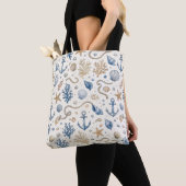 Sac cabas nautique vintage (De près)