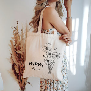 Sac cabas personnalisé pour maman, Cadeau sac caba