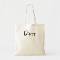 Sac cabas personnalisé, Sac cabas en toile, Nom pe