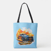 🏁🔥 Sac cabas Pleine Throttle 👜🚗 (Dos)