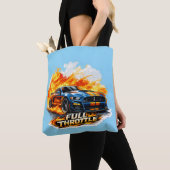 🏁🔥 Sac cabas Pleine Throttle 👜🚗 (De près)