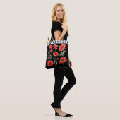 Sac cabas Poppy avec Hattah palestinien (Sur le modèle)