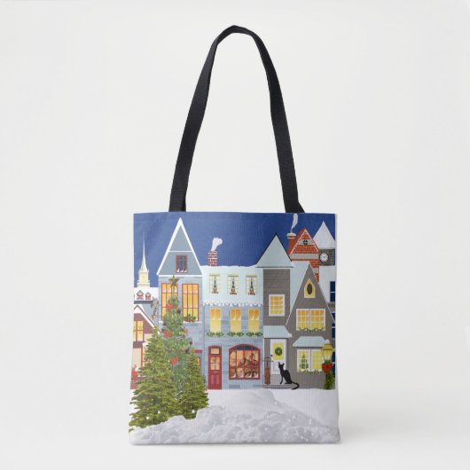 Sac cabas pour achat d'arbre de Noël (Devant)