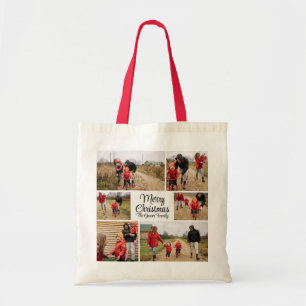 Sac cabas pour photo de famille moderne de Noël