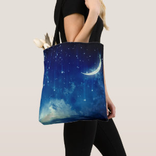 SAC CABAS RÊVES AU CLAIR DE LUNE CÉLESTE PERSONN