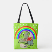 Sac cabas Saint-Patrick jour de pluie arc-en-ciel (Dos)