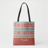 Sac cabas tribal tropical d'été (Devant)