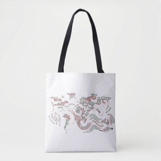 Sac Cabas Typographique Art Terre (Devant)