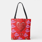 sac cabas valentines day amour coeurs (Dos)