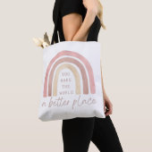 Sac cabas Vous Rendez Le Monde Meilleur (De près)