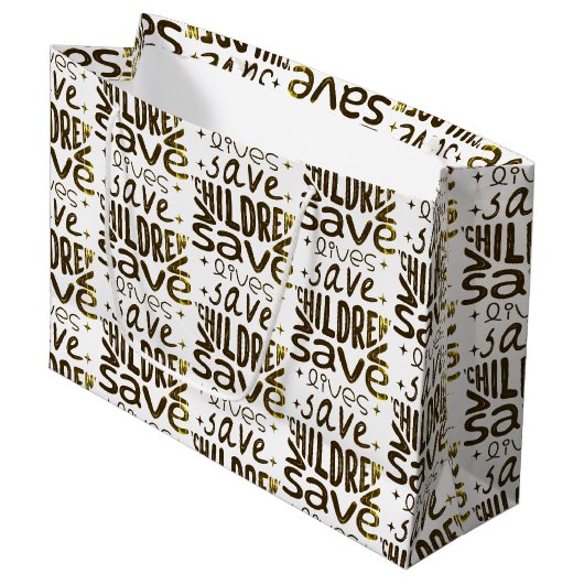 Sac cadeau (Devant Angle)