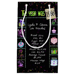 Sac Cadeau 1966 Trivia de l'année de naissance sur un petit s